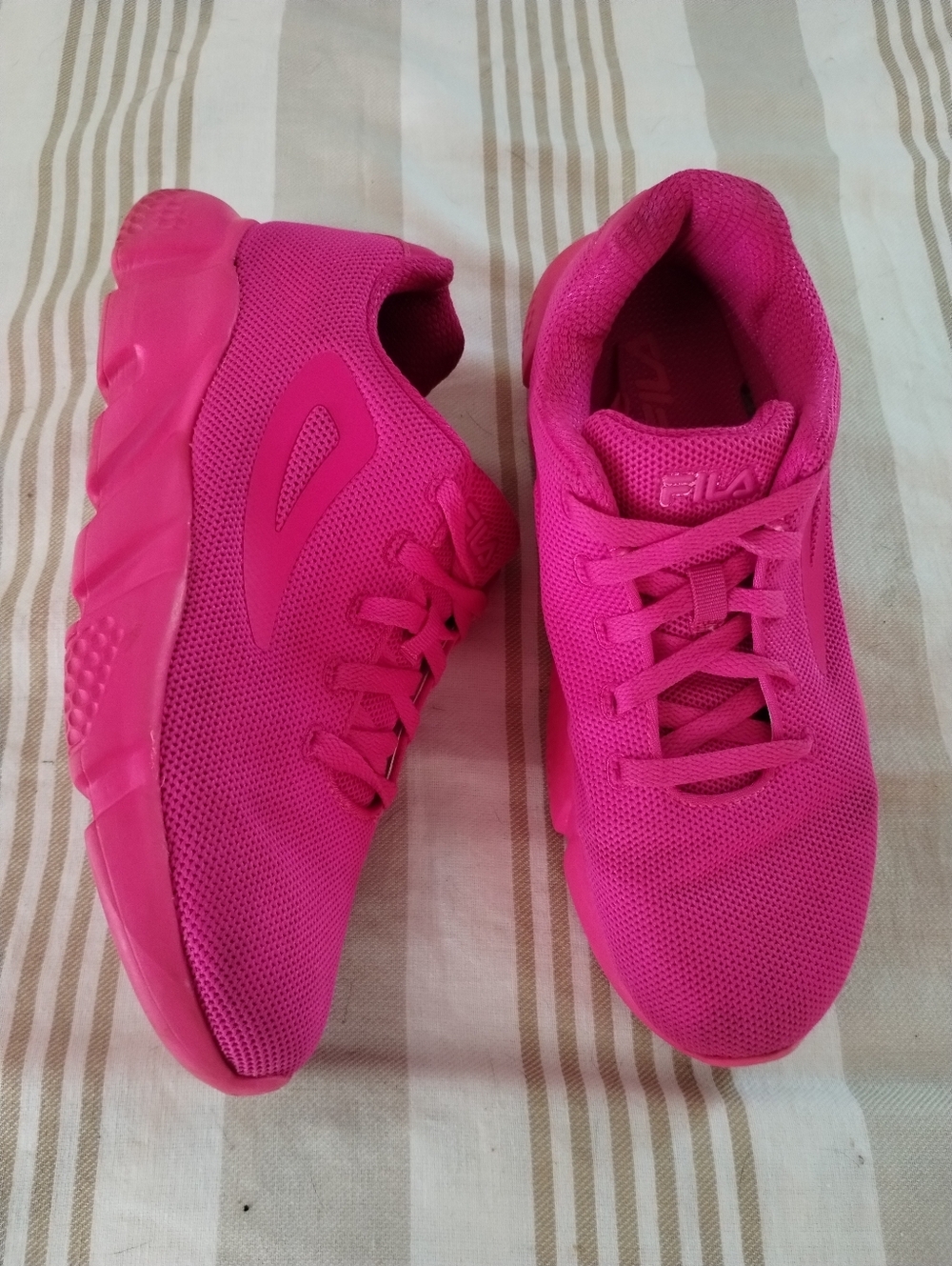Fila Hot Pink Athletic Sneakers - Lightweight Comfort - Picture 4 of 8